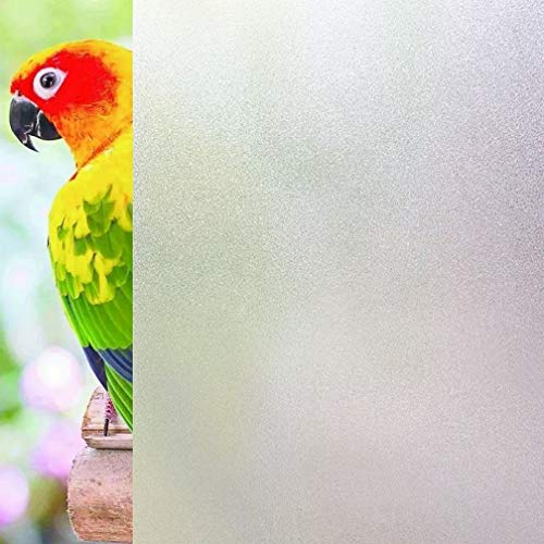 TTMOW Film Autocollant pour fenêtre Film Opaque - Film Autocollant - pour fenêtre - pour la Maison, la Salle de Bain ou Le Bureau - Blanc, Plastique Verre, 60 x 200cm