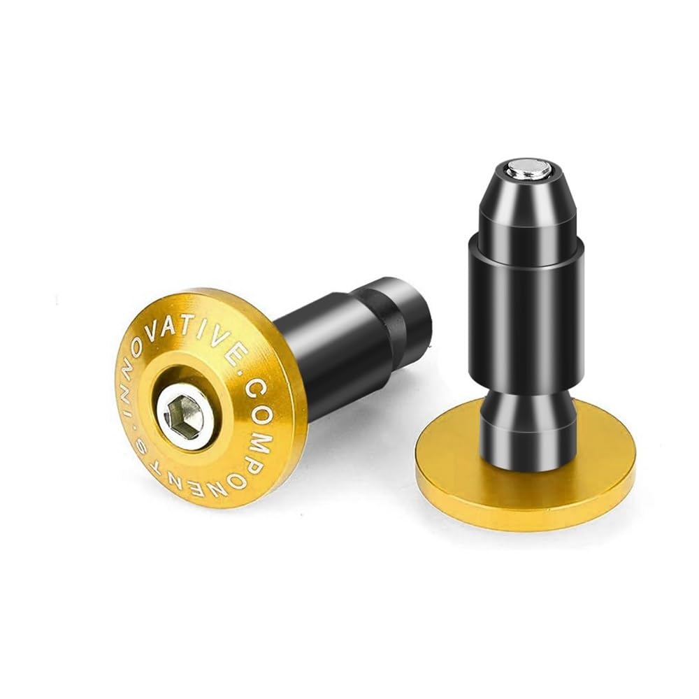 Peso del Extremo Manillar de la Motocicleta, Tapa los puños, Accesorios protección universales Metal(Black)