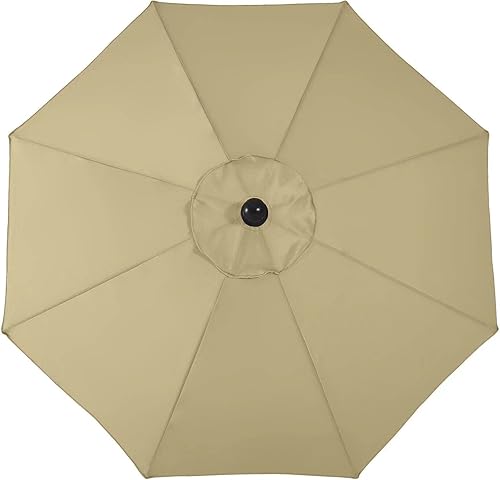 Miniatura 7 de ABCCANOPY - Sombrillas duraderas de 9pies para patio (caqui)