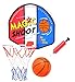 6 Pack Magic Shot Mini Basketball Indoor Hoop Set with Ball and Pump Bulk for Kids Party Favors