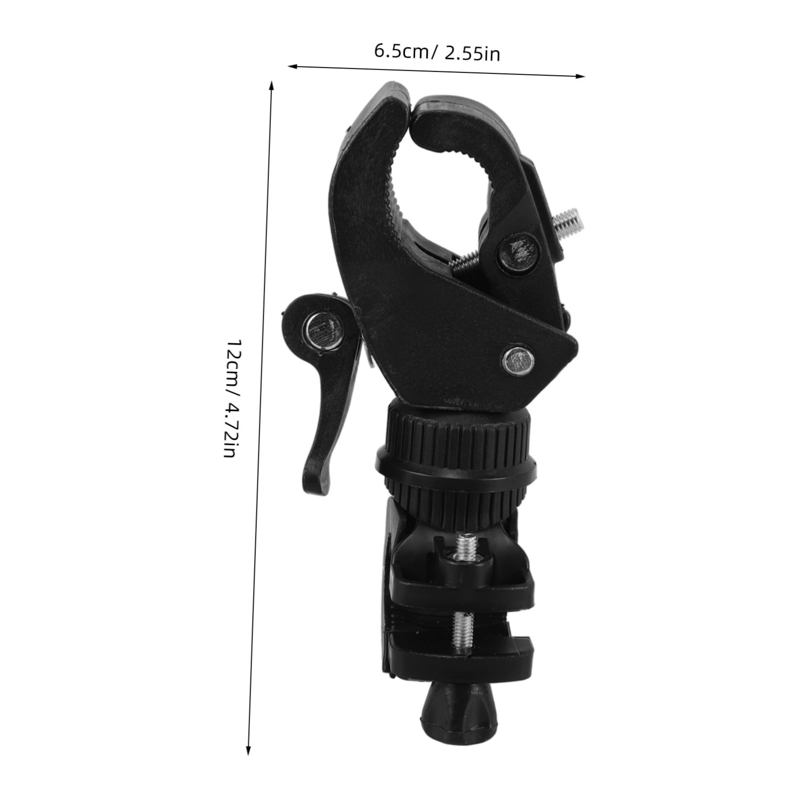 2pcs Wheelchair Crutch Stand Walking Stick Cane Holder for Walker Crutches Stick Bracket Cane Holders Plastic Crutch Holder Wheelchair Part Mobility Scooter Cane Holder Metal Black COLLBATH