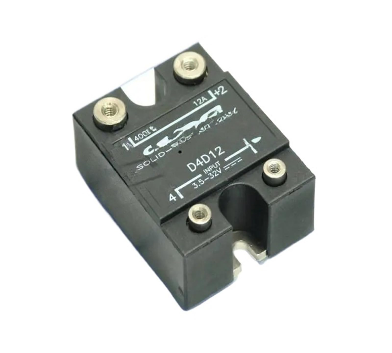Relais à semi-conducteurs D4D12 12A commutation silencieuse moteur