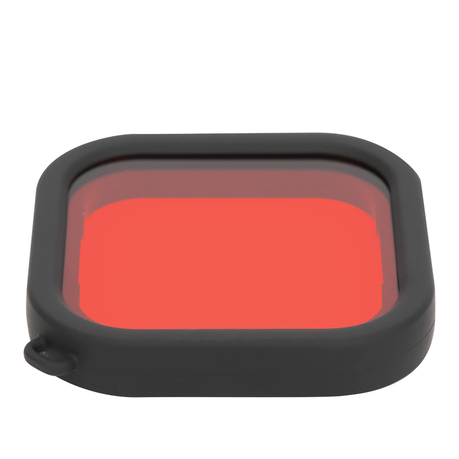 camera lens diving filter, for 8 action camera dive len filter waterproof shell underwater diving lens filter with rope (red)