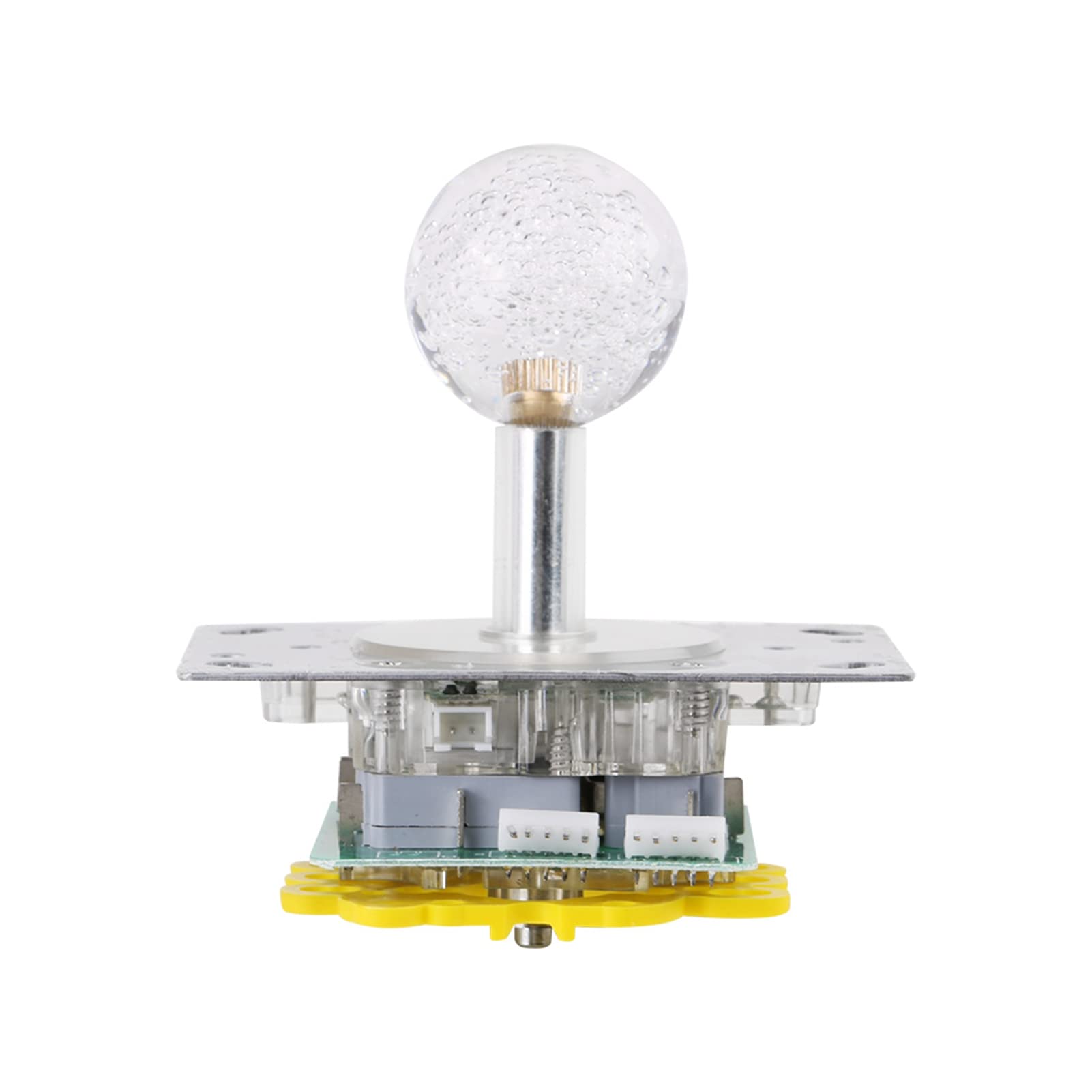 Tonysa Bunter LED beleuchteter Joystick, 4 auf 8 Wege Bedienung umschaltbar für Spiele, Langlebiger Kunststoff Metall Joystick für Spiele Enthusiasten