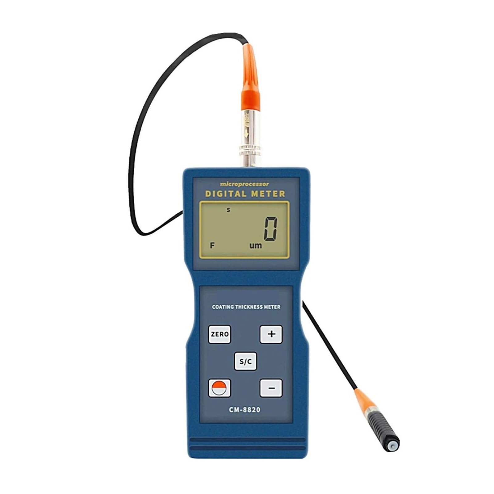 Misuratore di spessore del rivestimento CM-8820 Misuratore di spessore del rivestimento ad alta precisione, gamma 0μm ~ 2000μm, tester for lo spessore del rivestimento in plastica