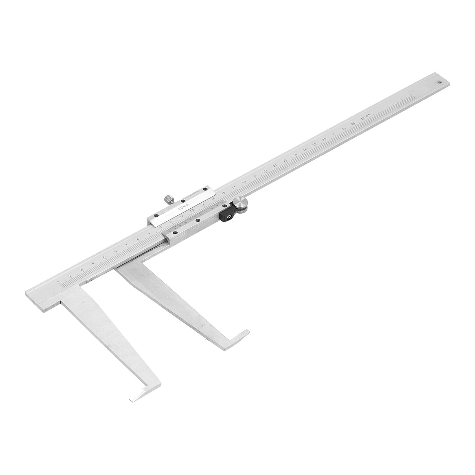Garosa Pie de Rey 0-300mm, Calibre Mecánico de Acero Al Carbono con Superficie Pulida para Medición de Diámetro Interior en Mecanizado