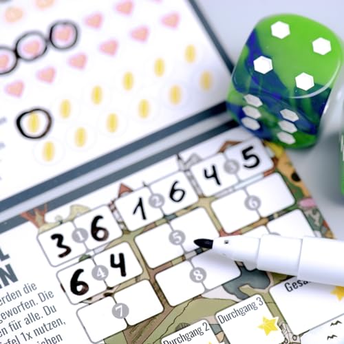 Mundo de Dados Juego de Mesa Feuerland Spiele 31004 para Noches de Amigos 4