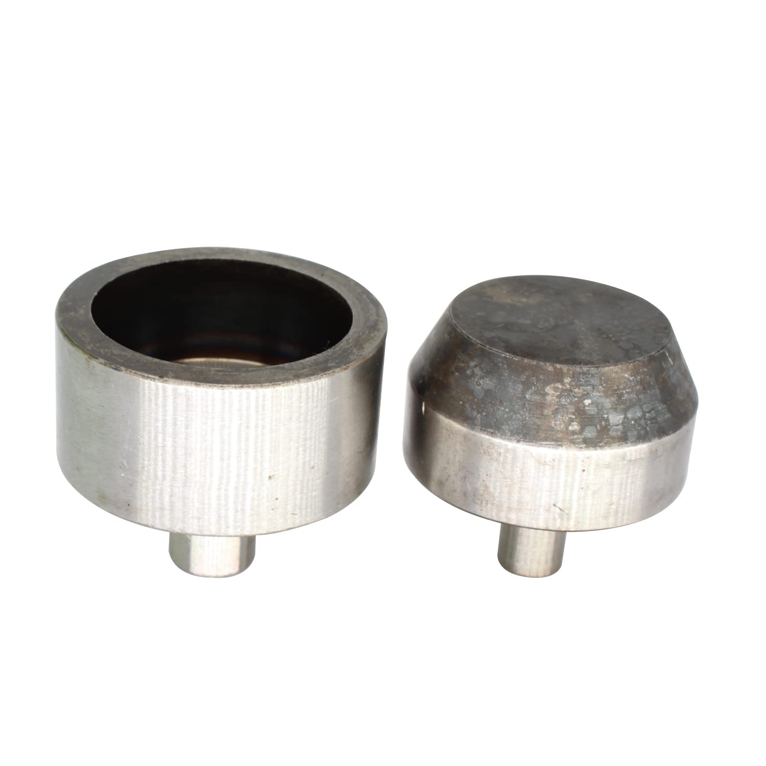 Trimming Shop Hole Cutting Punch Tool DK-98 Press Hand Eyelets Machine Compatible Metal Iron Template Nut Application for Fabrics DIY Crafts Projects, Silver,