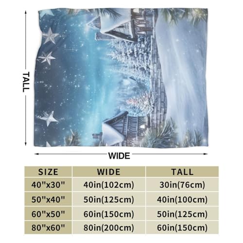 Couverture de Noël légère et chaude, le cadeau idéal pour lit et canapé