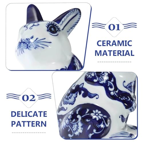 Figurine lapin en céramique idée cadeau originale déco intérieure