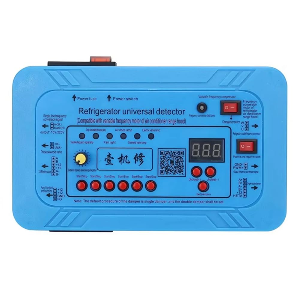 Detector de Compresor de Refrigerador con Inversor Universal 18 en 1 de 220 V, Compuerta de Ventilador, Placa Inversora, Comprobador de Fallas de Válvula Solenoide.