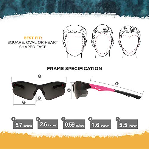 Flux Rainier Outdoor Sports Sunglasses for Men Women with PC Polarized Lenses2