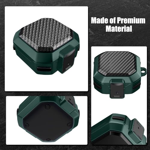 Image of Armor Secuer Lock Case Cover Compatible for Samsung Galaxy Buds Core (2025) -Green
