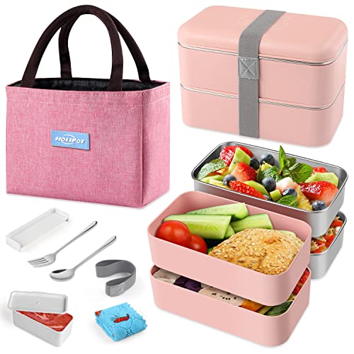 HOLIPOT Lunch Box, Porta Pranzo Ermetico con...