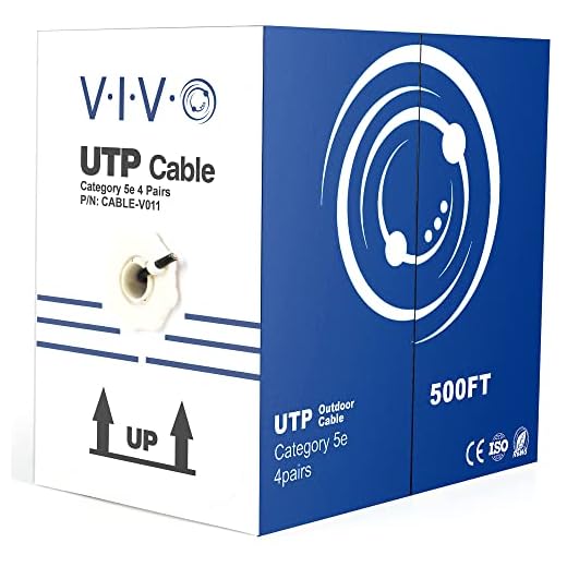 VIVO 500ft Waterproof Cat5e Cable