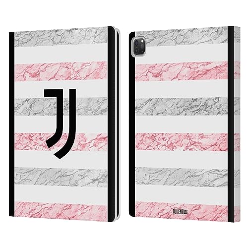 Head Case Designs Officially Licensed Juventus Football Club Away 2023/24 Match Kit Leather Book Wallet Case Cover Compatible with Apple iPad Pro 12.9 2020/2021/2022
