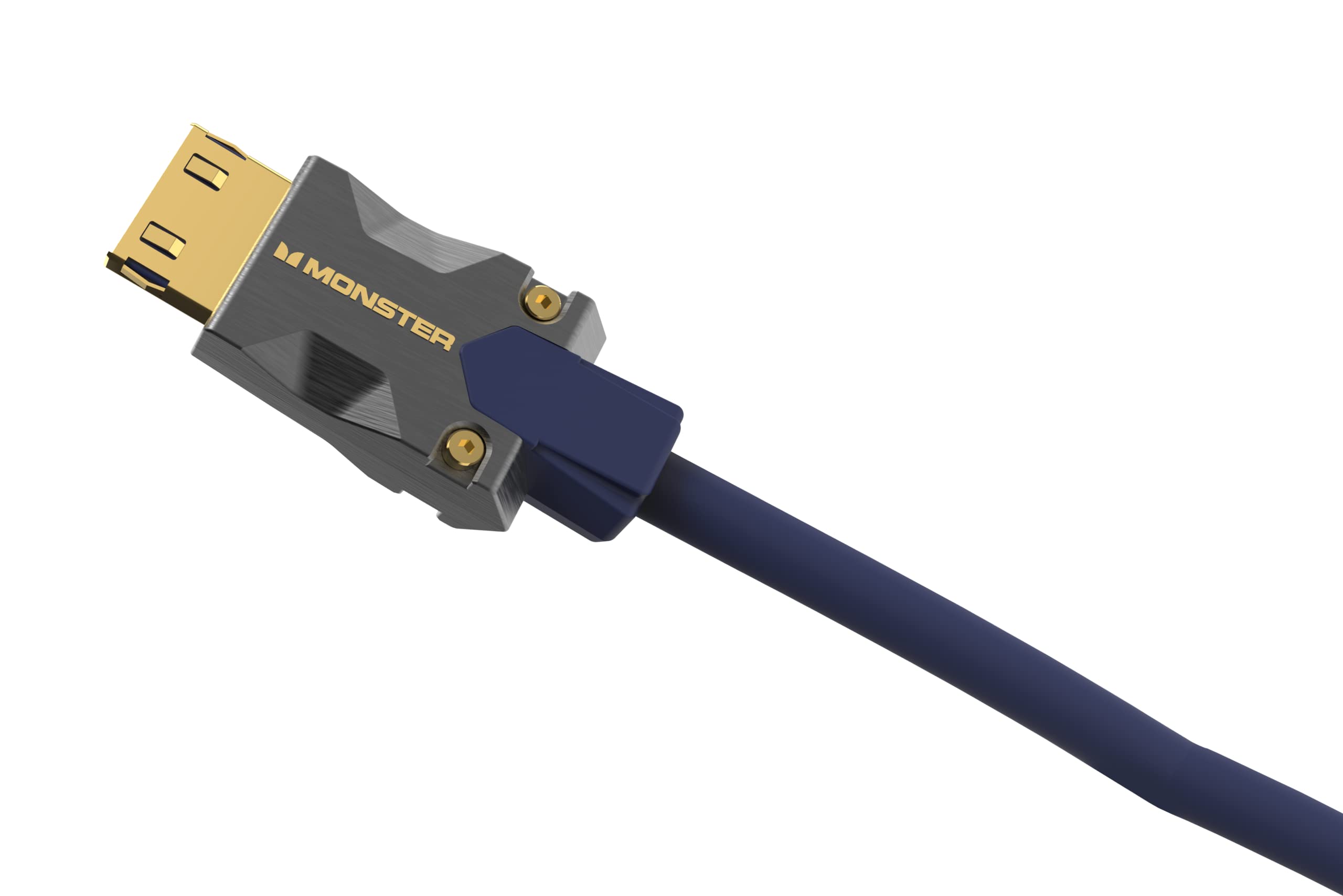 MonsterM3000 HDMI 2.1 Cable 3m, 8K@60Hz, 4K@120Hz, Ultra High Speed 48Gbps, HDR, eArc, Gold Connectors, Compatible With PS4/PS5/Xbox, Blue