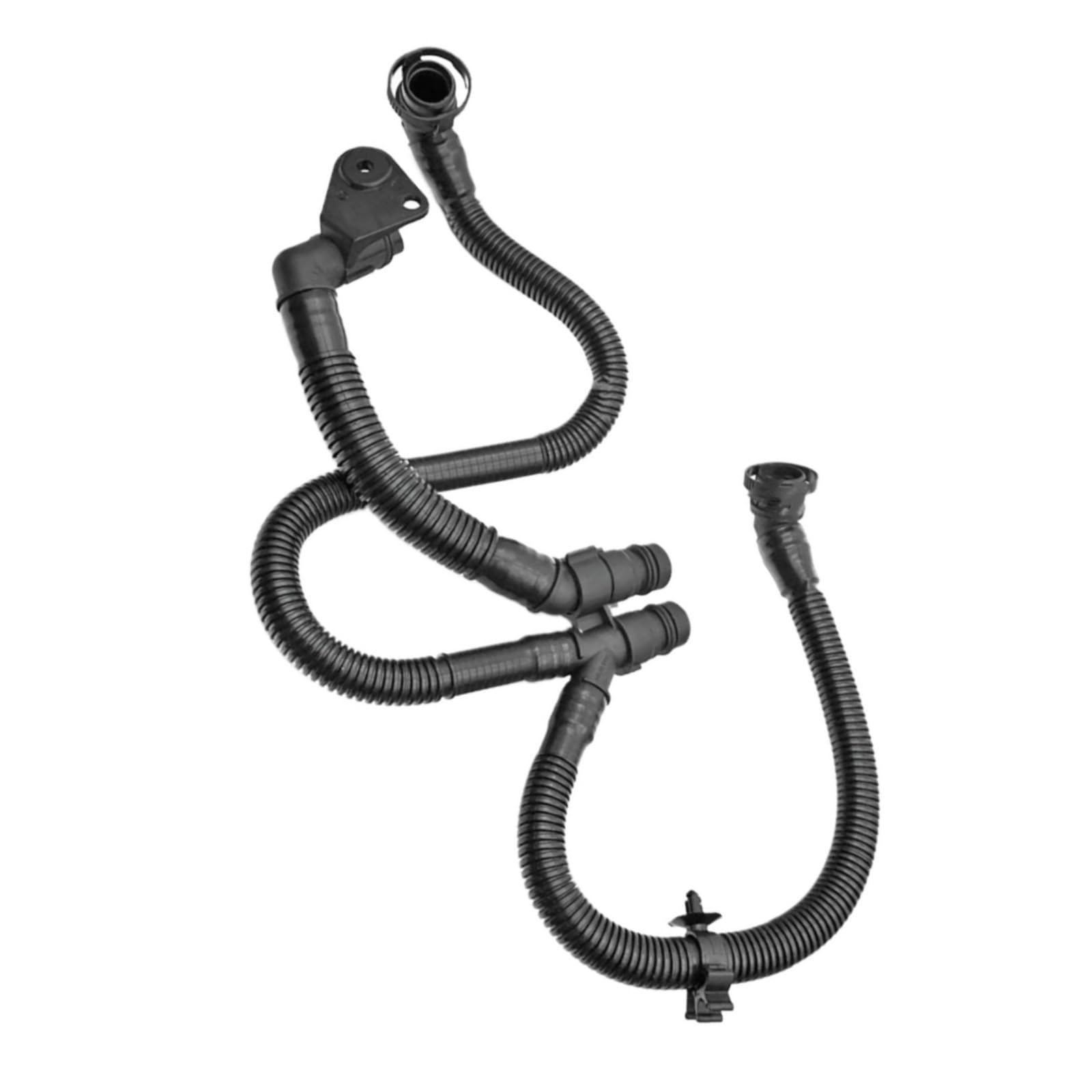 Engine Breather Vent Hose Compatible with A6 C6 4F2 2.8 FSI for Quattro 2007 2008 2009 2010 2011 Auto PCV Pipe Crankcase Breather Vent Hose 06E103217T