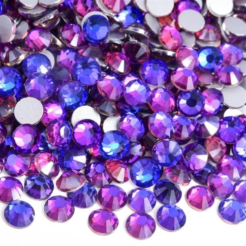 Hotfix rhinestones strass à paillettes non correcteurs violet lavande - 4