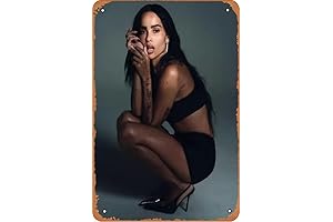 Zoe Kravitz Celebrity Poster Home Wall Art Decoration Retro Metal Tin Sign 8x12 inch