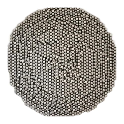 EGIJFCM(小さな店) 1.8mm AISI304ステンレス鋼 G25 精密ソリッドベアリングボール(バルブ用)(5000pcs)