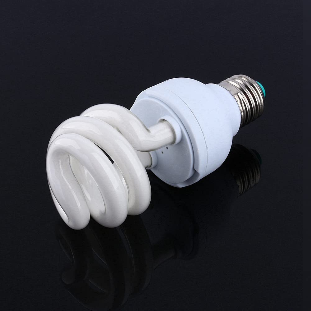 13W UVB 5.0, E27 Baza Energooszczędna Żółw Terrarium Terrarium Lampy REPTILE Żarówka UV, Wydajna do 50 cm, Symuluje pustynię, dostarcza promienie wapnia