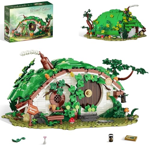 BeepZipp Movie-Inspired Building Set for Adults, 1088 Pieces Collectible Cottage