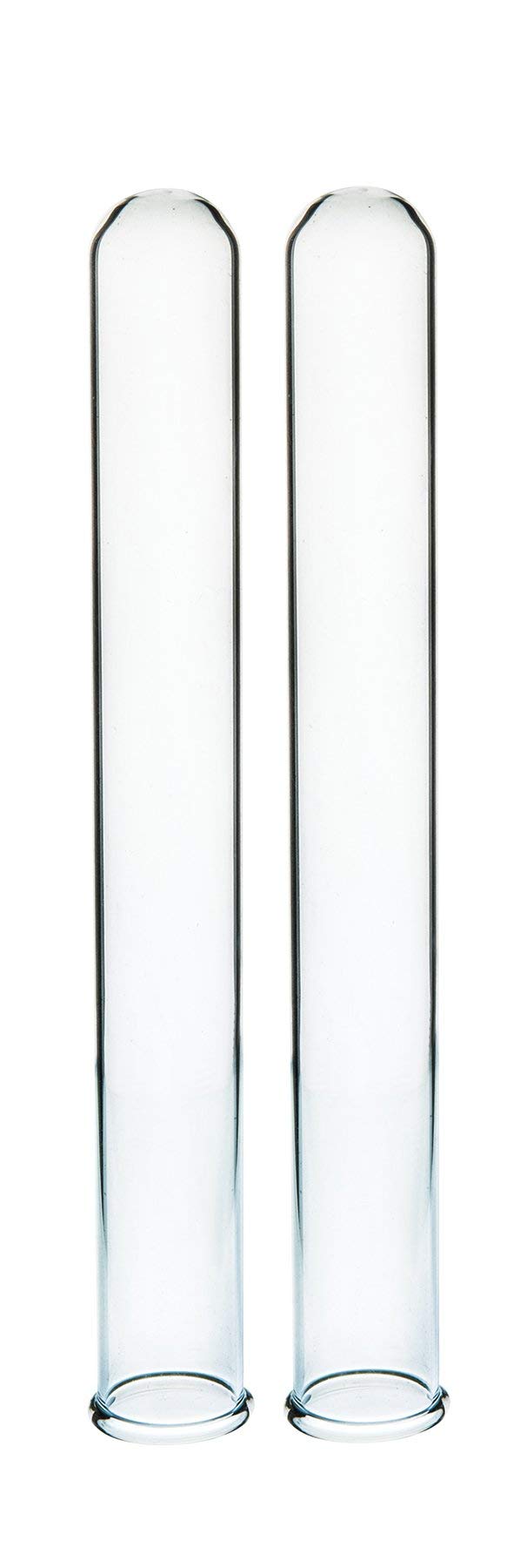 Eisco Labs 25ml Borosilicate Test Tubes with Inverse Scale and Graduations