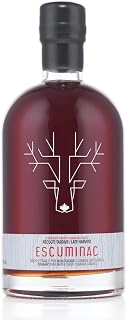 Escuminac Late Harvest Organic Maple Syrup, Canada Grade A Dark Robust Flavor, 16.9oz Glass Bottle - 100% Pure Single-Origin Gourmet Syrup