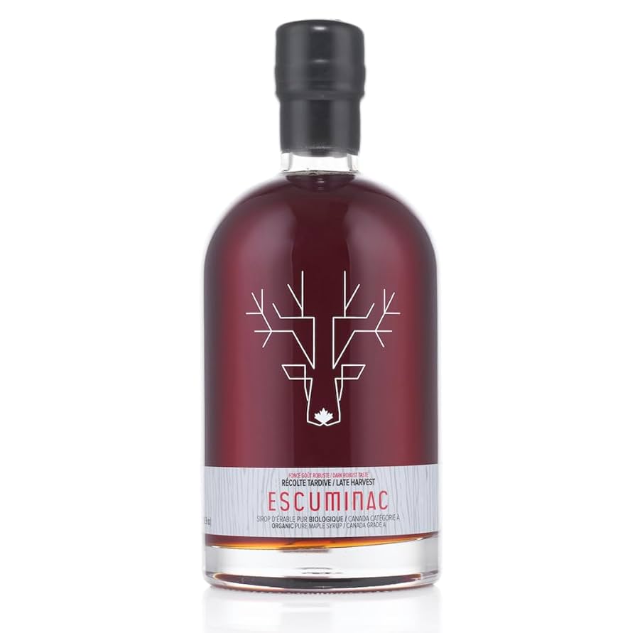 Award Winning Escuminac Unblended Maple Syrup Canadian Grade A - Extra