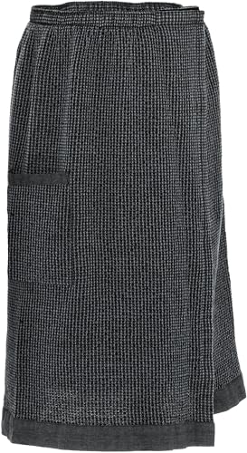 Northern Lights Group Rento Kenno Sauna Waist Towel - Black - 27.5