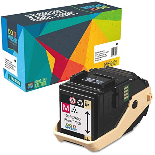 Doitwiser ® Cartucho de Tóner Magenta Compatible con Xerox Phaser 7100 7100N 7100DN - 106R02600 (Capacidad: 5000 páginas)