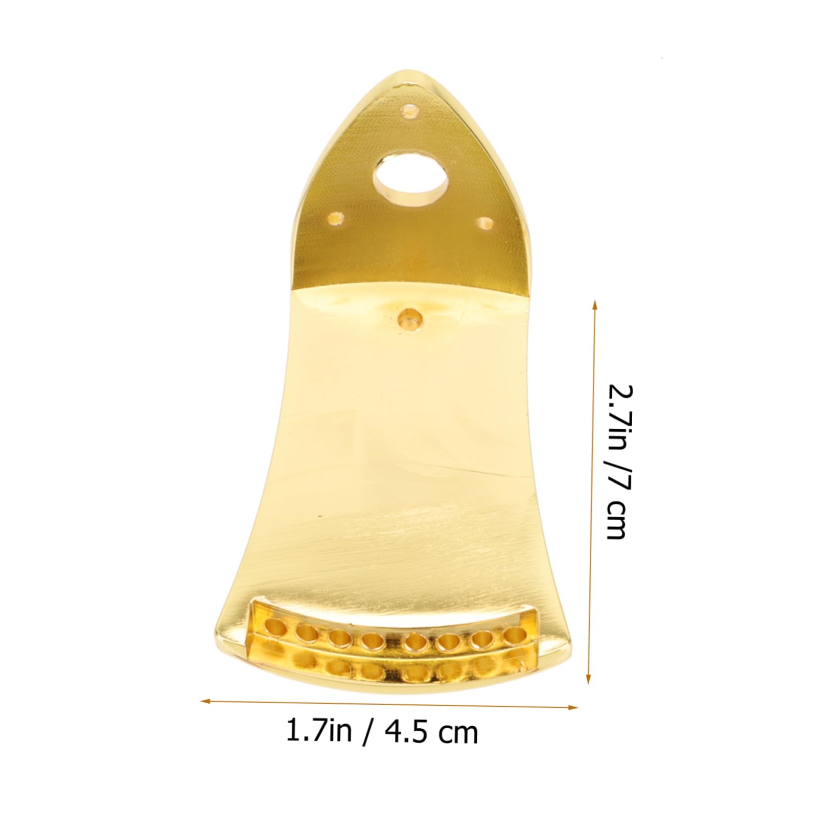 Yardwe Mandolin String Saddle Mandolin Bridge Pin Set Musical Instrument Part Simple Installation