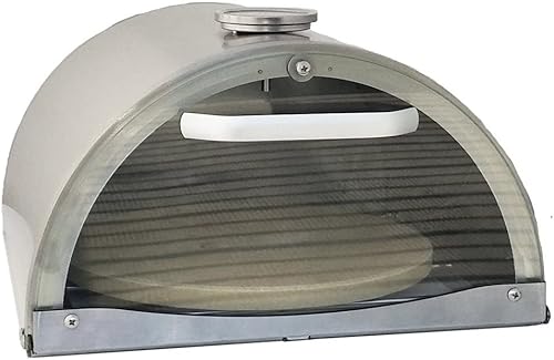 Miniatura 4 de Mont Alpi MASPB - Horno de pizza portátil universal ligero de acero inoxidable, se adapta a todas las parrillas de barbacoa de gas integradas e