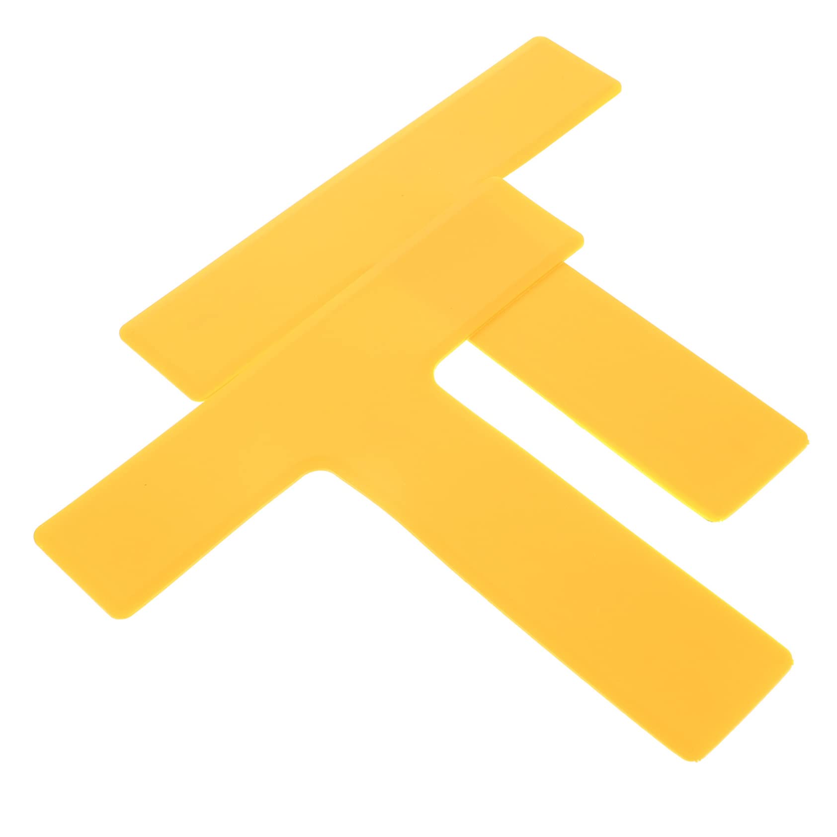 BESPORTBLE 2pcs Reusable Shaped Landmark Pads for Sports Training Bright Markers for Basketball Football and Agility Drills Durable Pe Material Grass and Surfaces