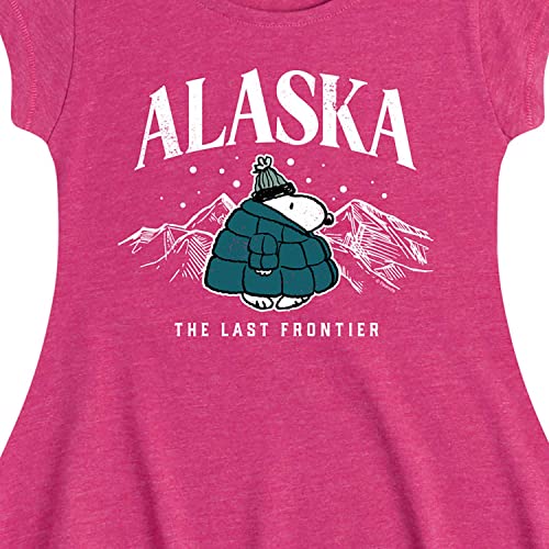 HYBRID APPAREL - Peanuts - Alaska Last Frontier - Toddler and Youth Girls Fit and Flare Dress2