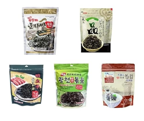韓国ジャバンふりかけ海苔5種類から選べ5点セット 各7袋