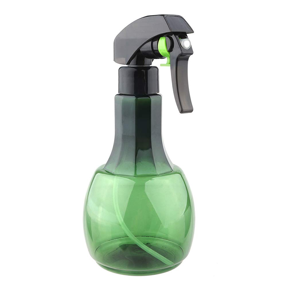 400ml Refillable Fine Mist Hair Spray Bottle Empty Atomizer Hairdressing Tool Easy to Use, Convenient, Ultra-fine Mist, Refillable Green