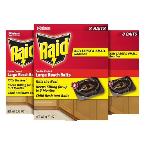 Raid Double Control Roach Baits