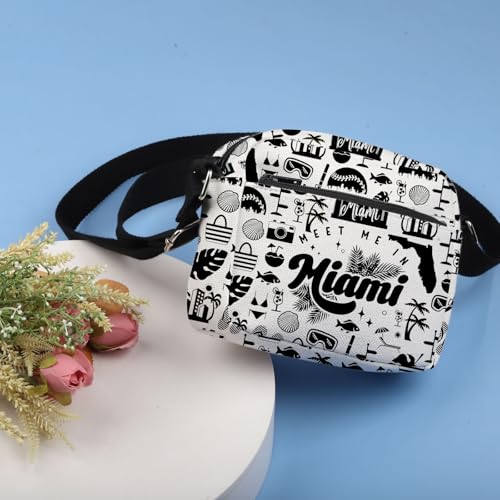 Lywjyb Birdgot Miami City Crossbody Bag Miami Vacation Gift Miami Welcome Gift Miami Travel Trip Gift4