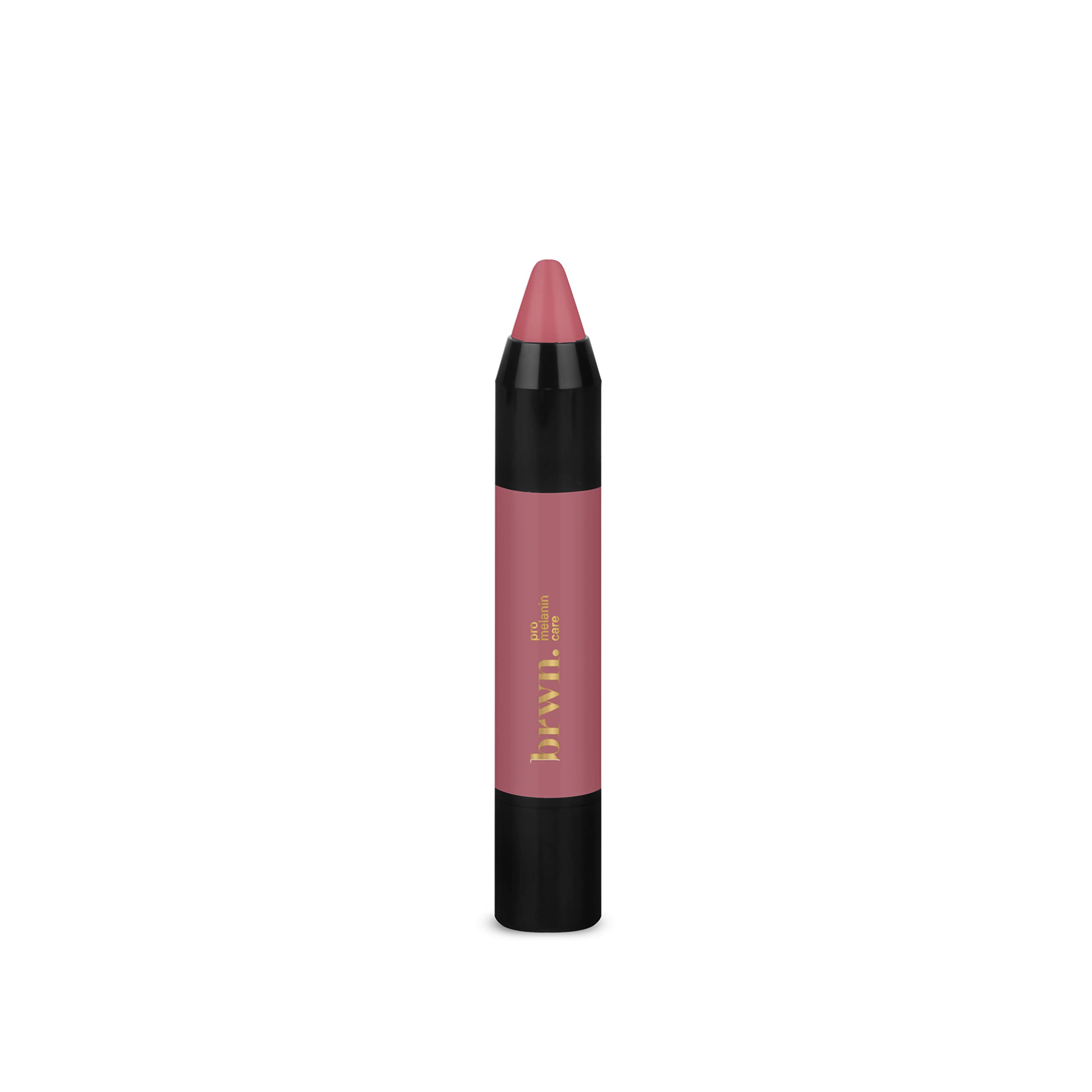 brwn. pro melanin care Creme Matte Lip Crayon | Stunning Shades Smooth And Moisturizing, Enriched With Vitamin E And Avocado Oil | Vegan, Cruelty Free Full Size And Retractable | 02 Mama Mia