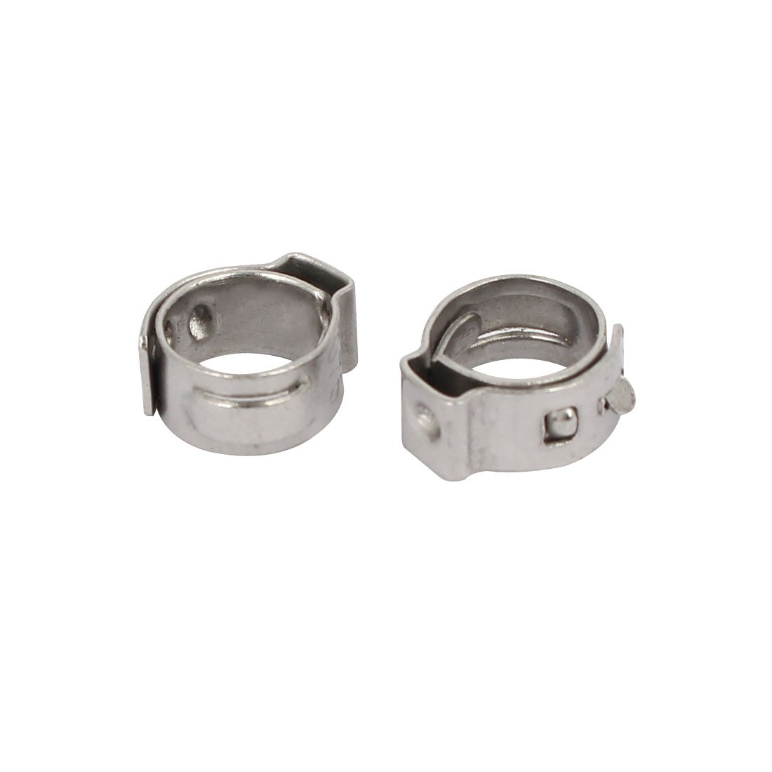 Aexit 6.3mm-7.5mm 304 Clamps Stainless Steel Adjustable Cable Pipe Tight Hose Strap Clamps Clamps 5pcs