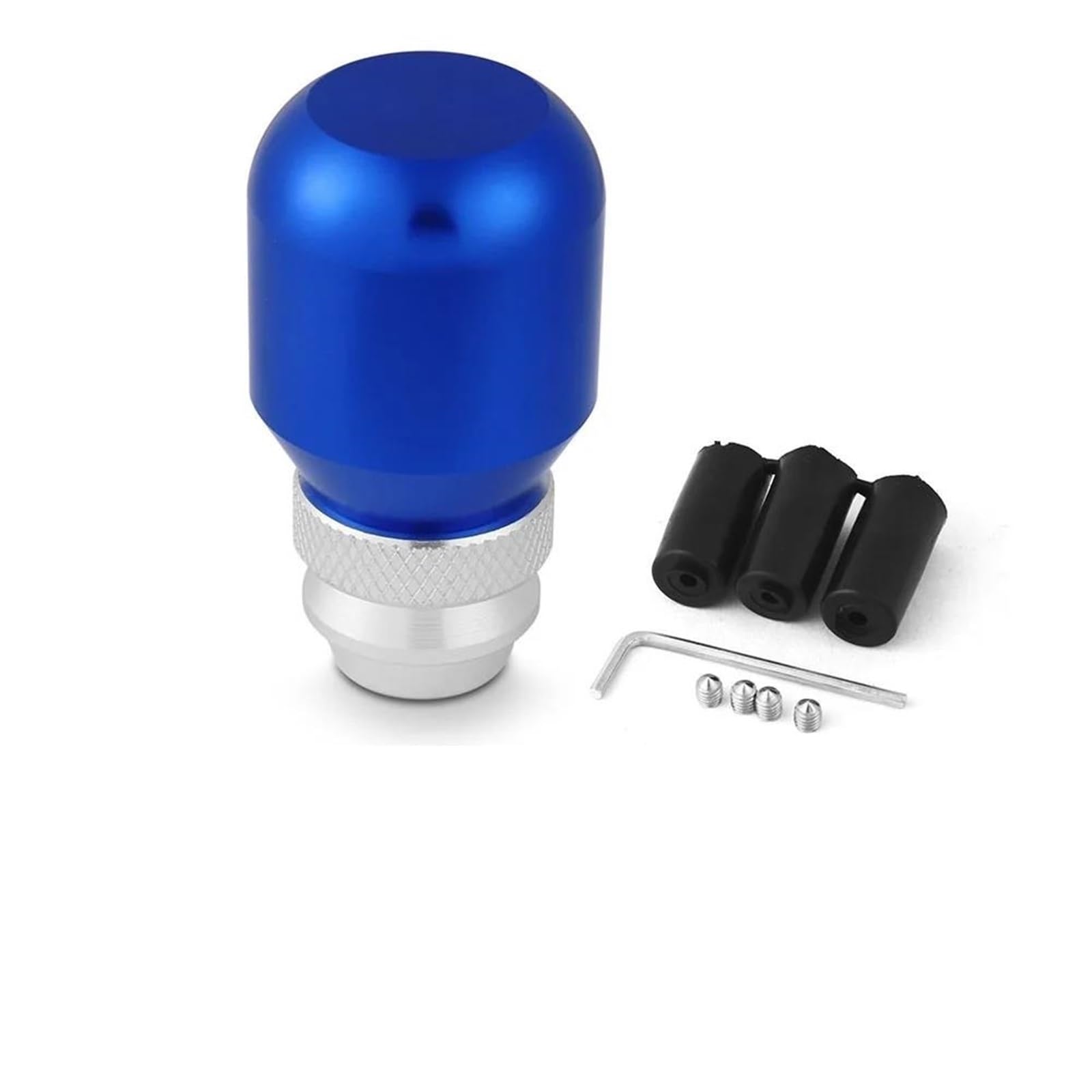 FSOZDBBPL Automotive Parts Aluminum Shift Knob 7CM-9.5CM Adjustable Universal Manual Gear Shifter Lever Knob Universal Gear Shift Knob Shifter Lever(Blue)