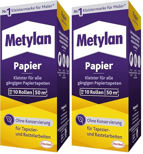 Metylan Colla per Carta da Parati, Leggeri, Normali e Pesanti,