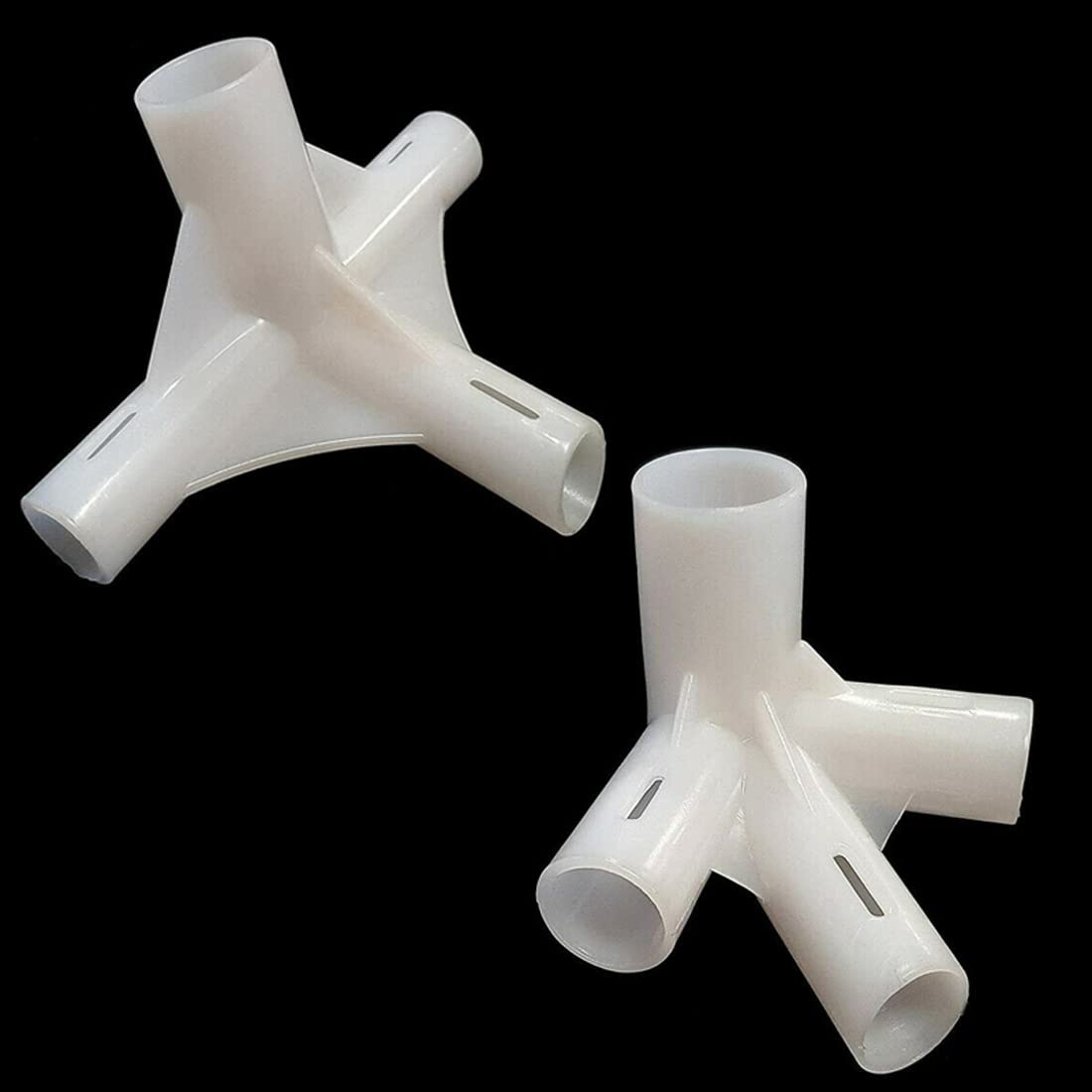 Lot de 20 pièces de rechange pour tente de 3 x 9 m, connecteur central d'angle 25/19 mm, raccord de tuyau pour tente de camping en plein air