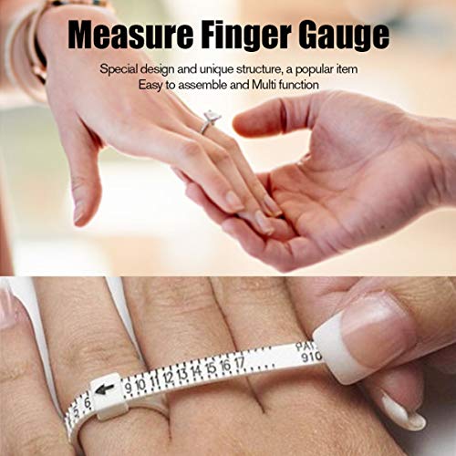 Misura Portatile UK US Ring Sizer Misura Calibro