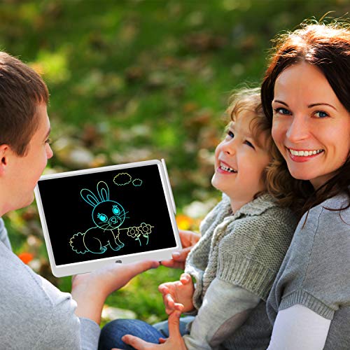 FLUESTON-LCD-Writing-Tablet-15-Inches-Colorful-Screen-Drawing-Pad-Doodle-and-Scribbler-Boards-for-Kids-Electronic-Educational-Learning-Toys-for-3-12-Year-Old-Boy-and-Girls