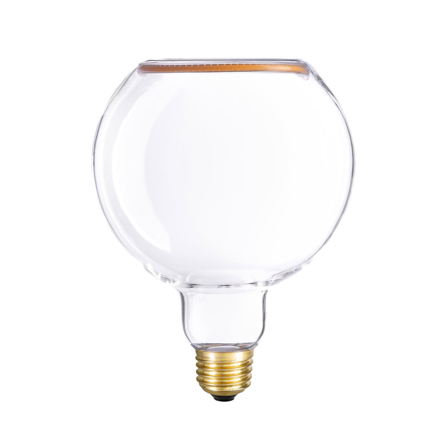 Ampoule LED transparente Ghost Line CRI 90 G125 4,5W 300Lm E27 2200K Dimmable - G05, Neutre