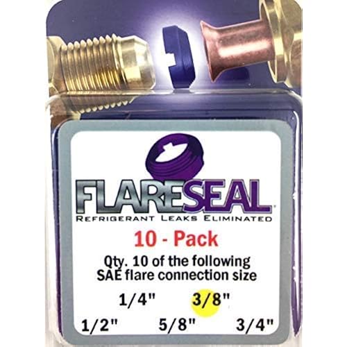 FlareSeal 3/8 10 Pack Model FS0610PK Leak Free 3/8 SAE Flare Seal Fitting