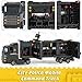 WishaLife 8 IN 1 City Police SWAT Mobile Command Center Truck Toy Building Set, with Police Station Toy, Police Car Toy, Helicopter Toy, Boat Toy, Fun Police Toys Gift for Kids, Boys, Girls Age 6 Plus